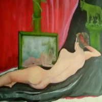 Nudo Di Donna Allo Specchio