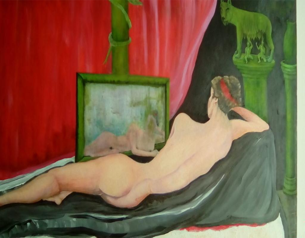 Nudo Di Donna Allo Specchio